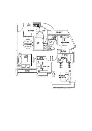 Tanamera Crest - Floor Plan