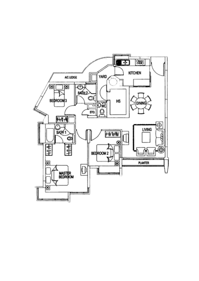 Tanamera Crest - Floor Plan