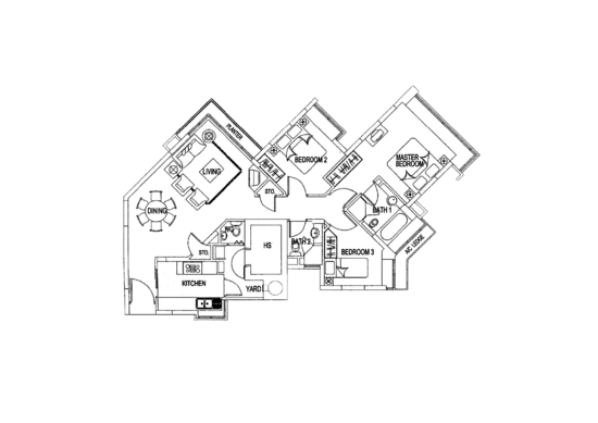 Tanamera Crest - Floor Plan