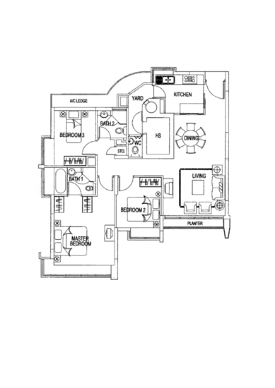 Tanamera Crest - Floor Plan