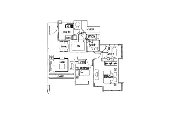 Tanamera Crest - Floor Plan