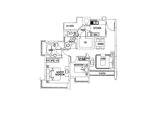 Tanamera Crest - Floor Plan