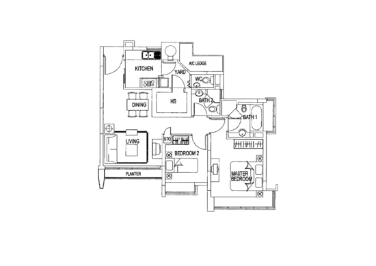Tanamera Crest - Floor Plan