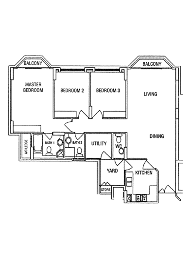 Emerald Garden - Floor Plan