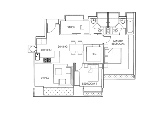 One Oxley Rise - Floor Plan