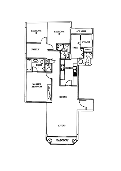 The Blossomvale - Floor Plan