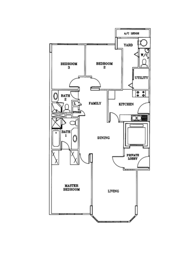 The Blossomvale - Floor Plan