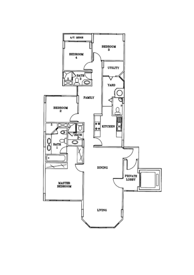 The Blossomvale - Floor Plan