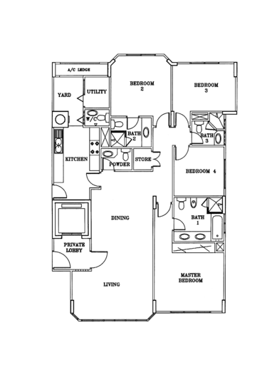 The Blossomvale - Floor Plan