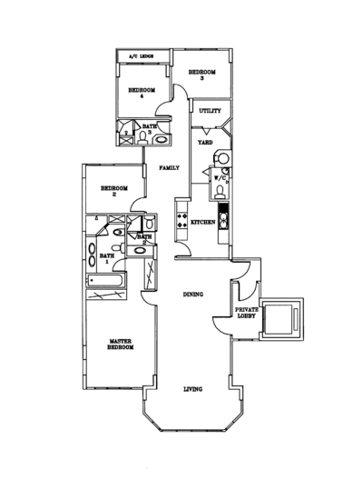 The Blossomvale - Floor Plan