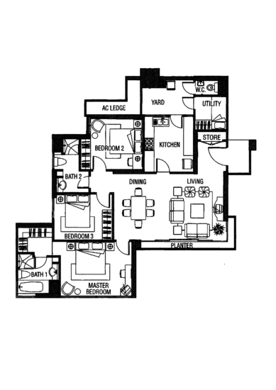 Melrose Park - Floor Plan