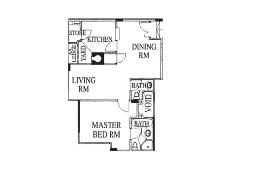 High Oak Condo - Floor Plan
