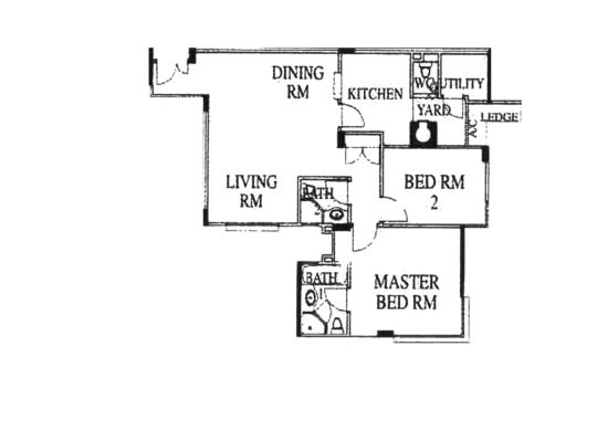 High Oak Condo - Floor Plan