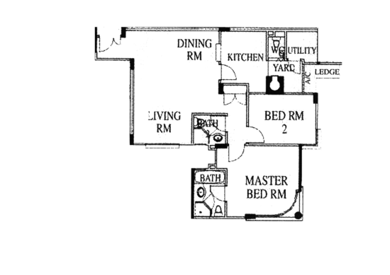 High Oak Condo - Floor Plan