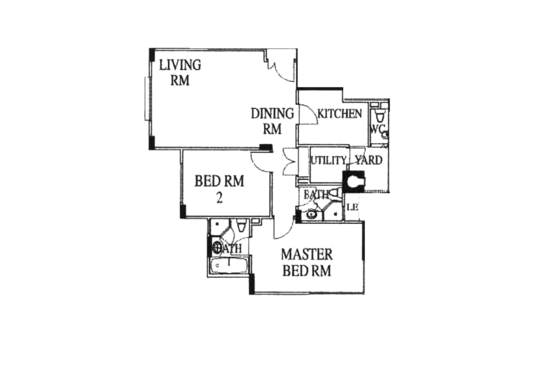 High Oak Condo - Floor Plan
