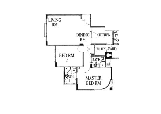 High Oak Condo - Floor Plan