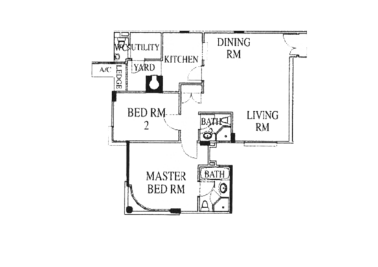 High Oak Condo - Floor Plan