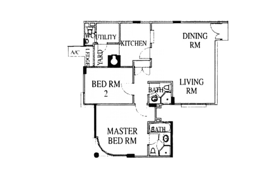 High Oak Condo - Floor Plan