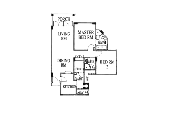 High Oak Condo - Floor Plan