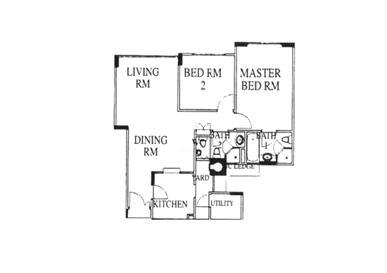 High Oak Condo - Floor Plan
