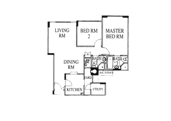 High Oak Condo - Floor Plan