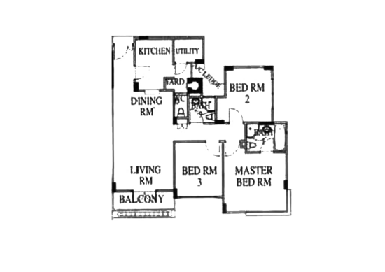 High Oak Condo - Floor Plan