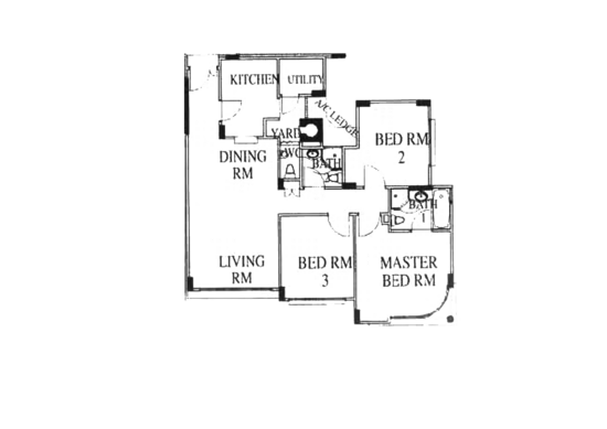 High Oak Condo - Floor Plan