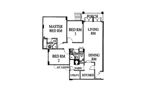 High Oak Condo - Floor Plan