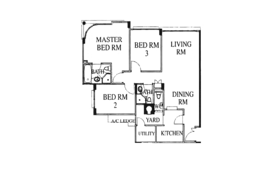 High Oak Condo - Floor Plan