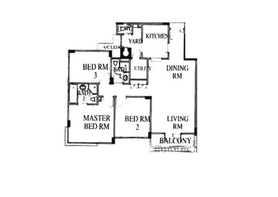 High Oak Condo - Floor Plan