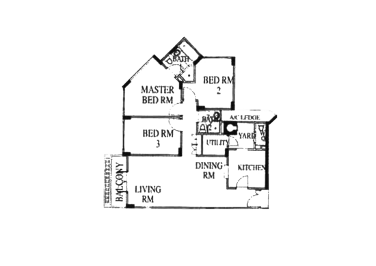 High Oak Condo - Floor Plan
