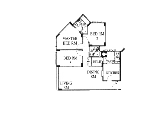High Oak Condo - Floor Plan