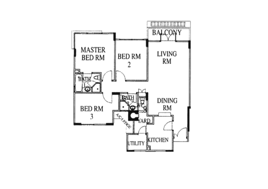 High Oak Condo - Floor Plan