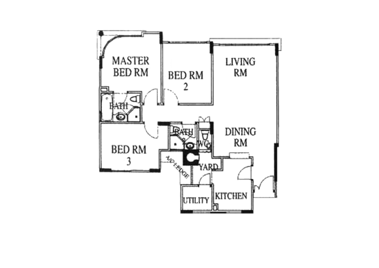 High Oak Condo - Floor Plan