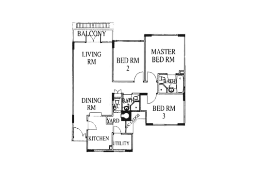 High Oak Condo - Floor Plan