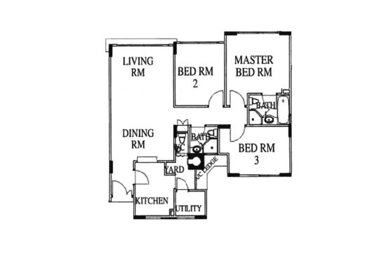 High Oak Condo - Floor Plan