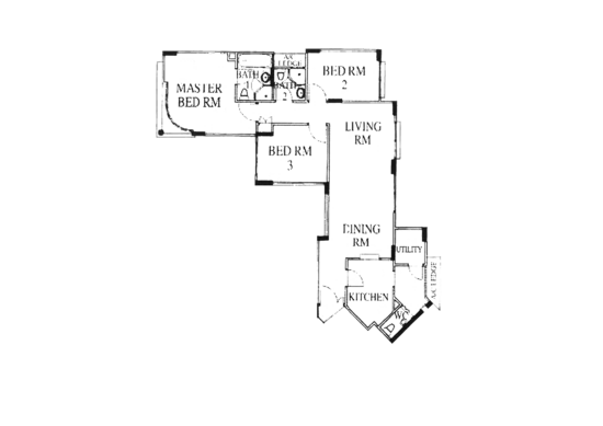 High Oak Condo - Floor Plan