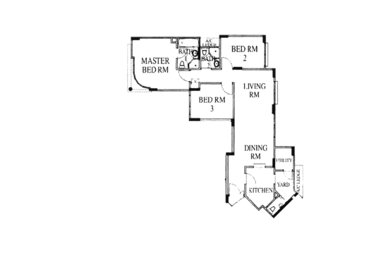 High Oak Condo - Floor Plan