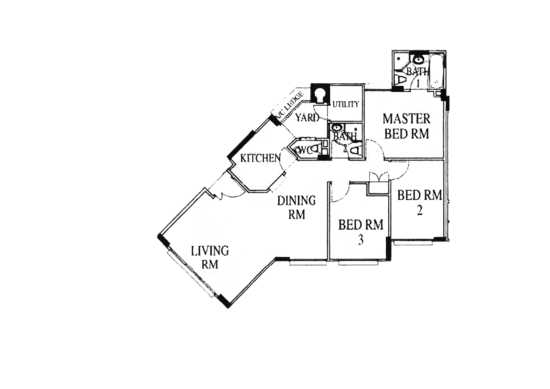 High Oak Condo - Floor Plan