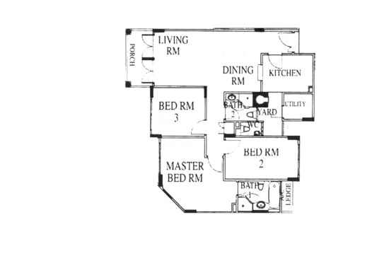 High Oak Condo - Floor Plan