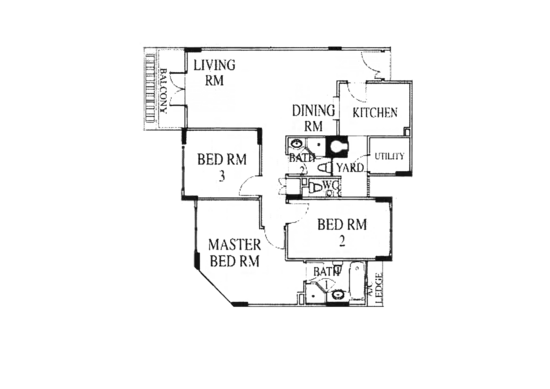 High Oak Condo - Floor Plan