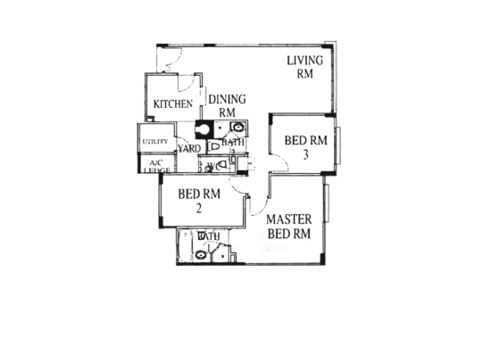 High Oak Condo - Floor Plan