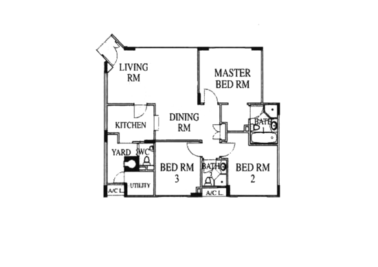 High Oak Condo - Floor Plan