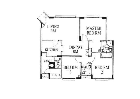 High Oak Condo - Floor Plan