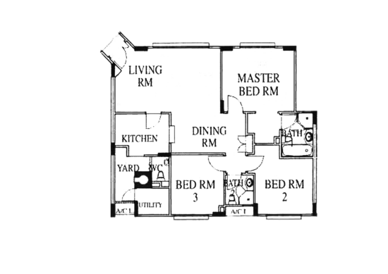 High Oak Condo - Floor Plan
