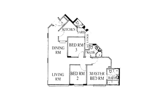 High Oak Condo - Floor Plan