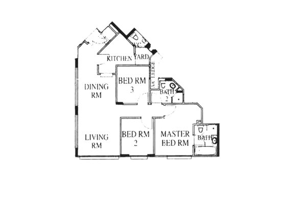 High Oak Condo - Floor Plan