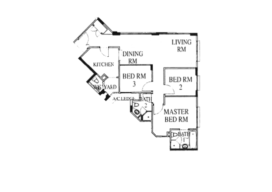 High Oak Condo - Floor Plan