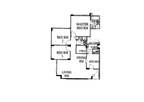 High Oak Condo - Floor Plan