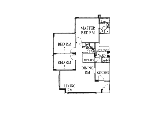 High Oak Condo - Floor Plan